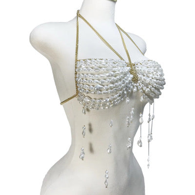 Nacré Beaded Top