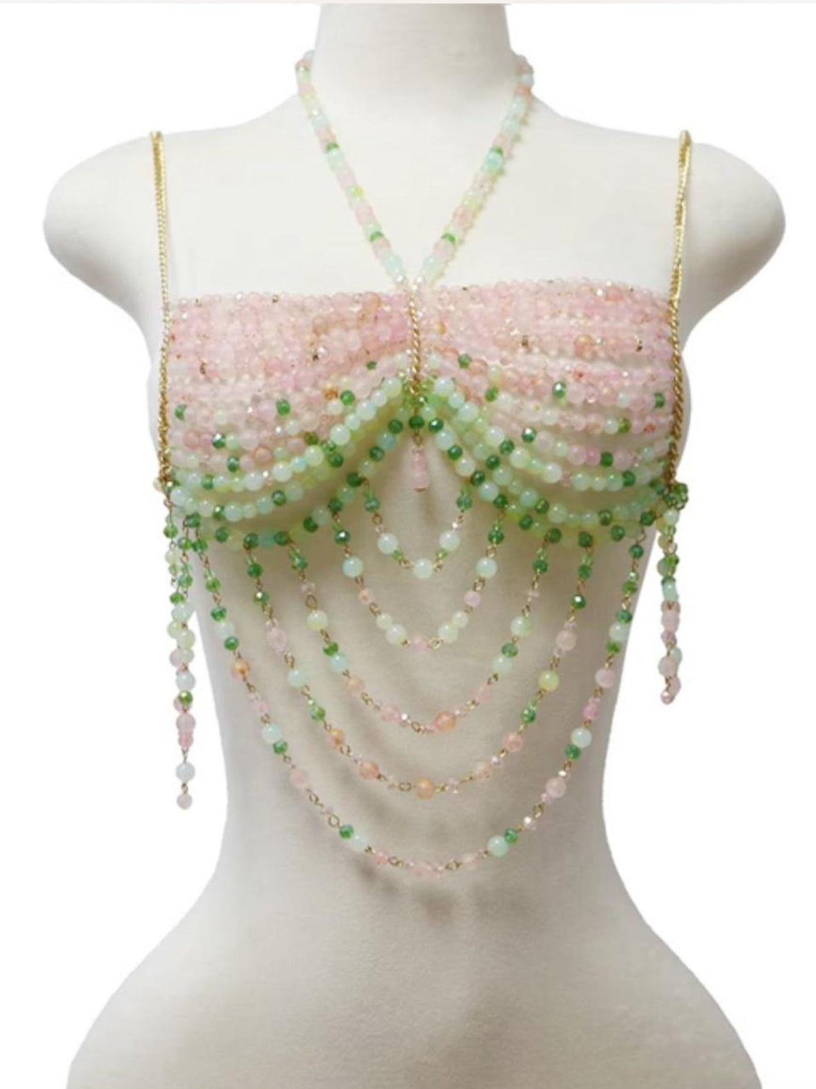 Blush & Basil beaded top