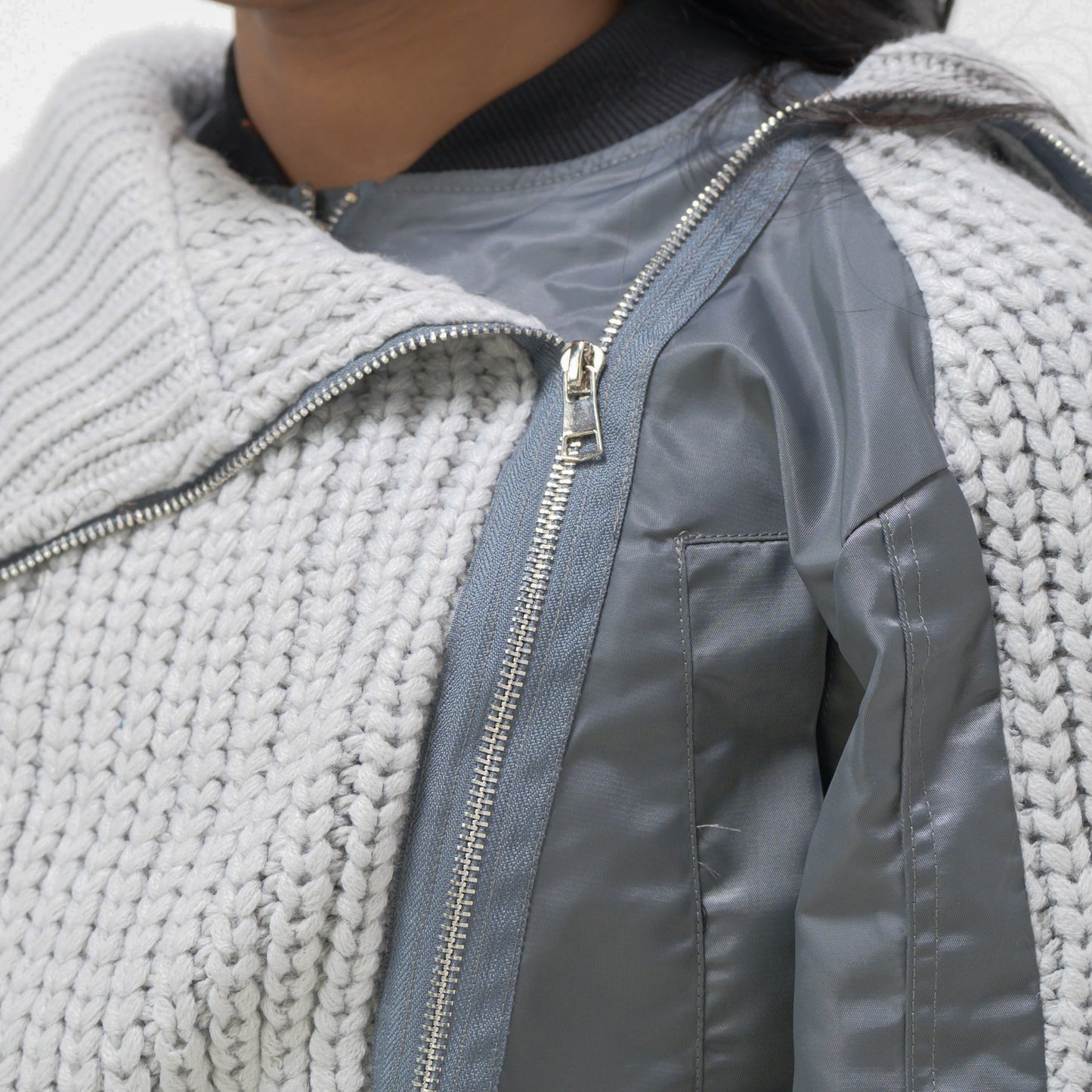 ND Wool Knit  Nylon Sweater