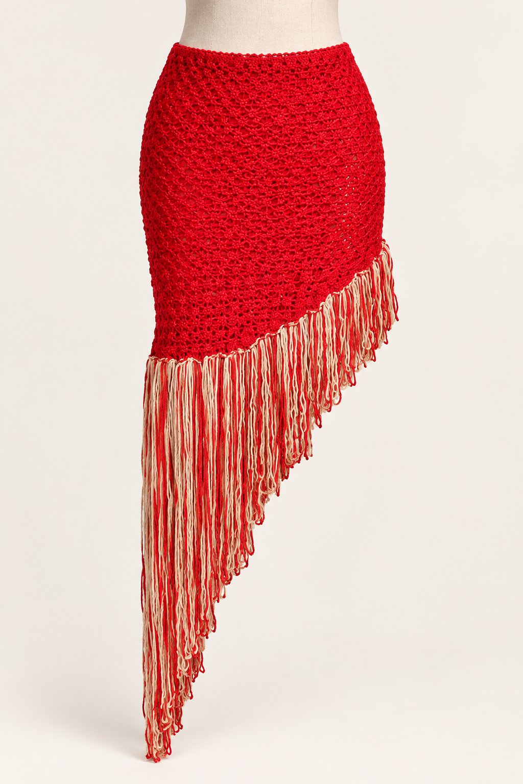 Amara Crochet Fringe skirt
