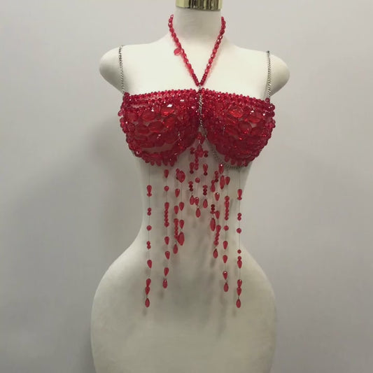 Crimson Seduction Top