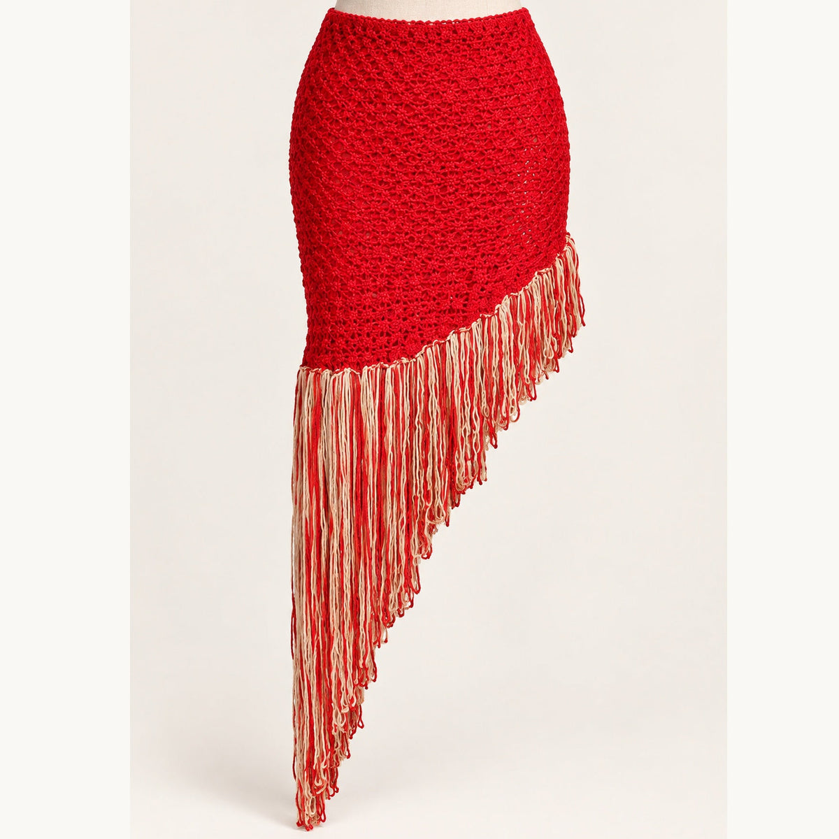 Amara Crochet Fringe skirt